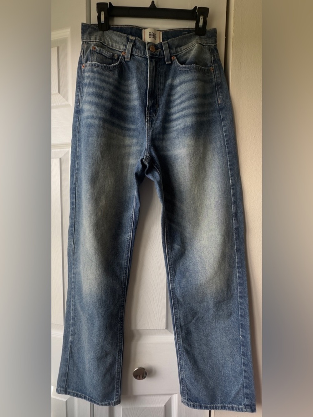 BDG Urban Outfitters Cowboy Jeans High Waisted Straight Leg Non-Stretch Denim 28